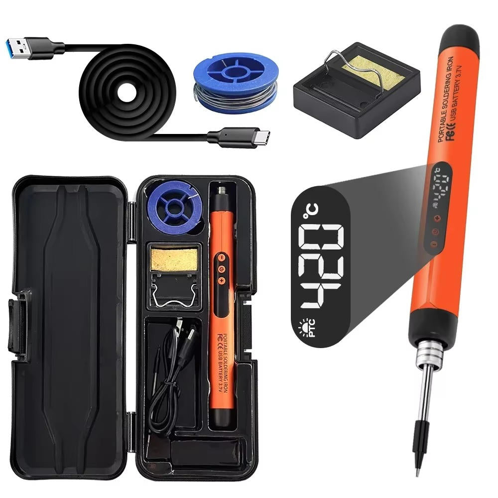 Electric Soldering Iron Kit with Digital Temperature Control