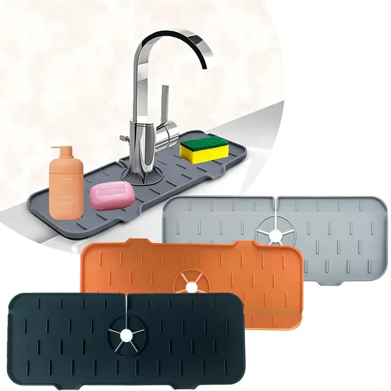 Silicone Splash Guard for Mess-Free Kitchen Sinks