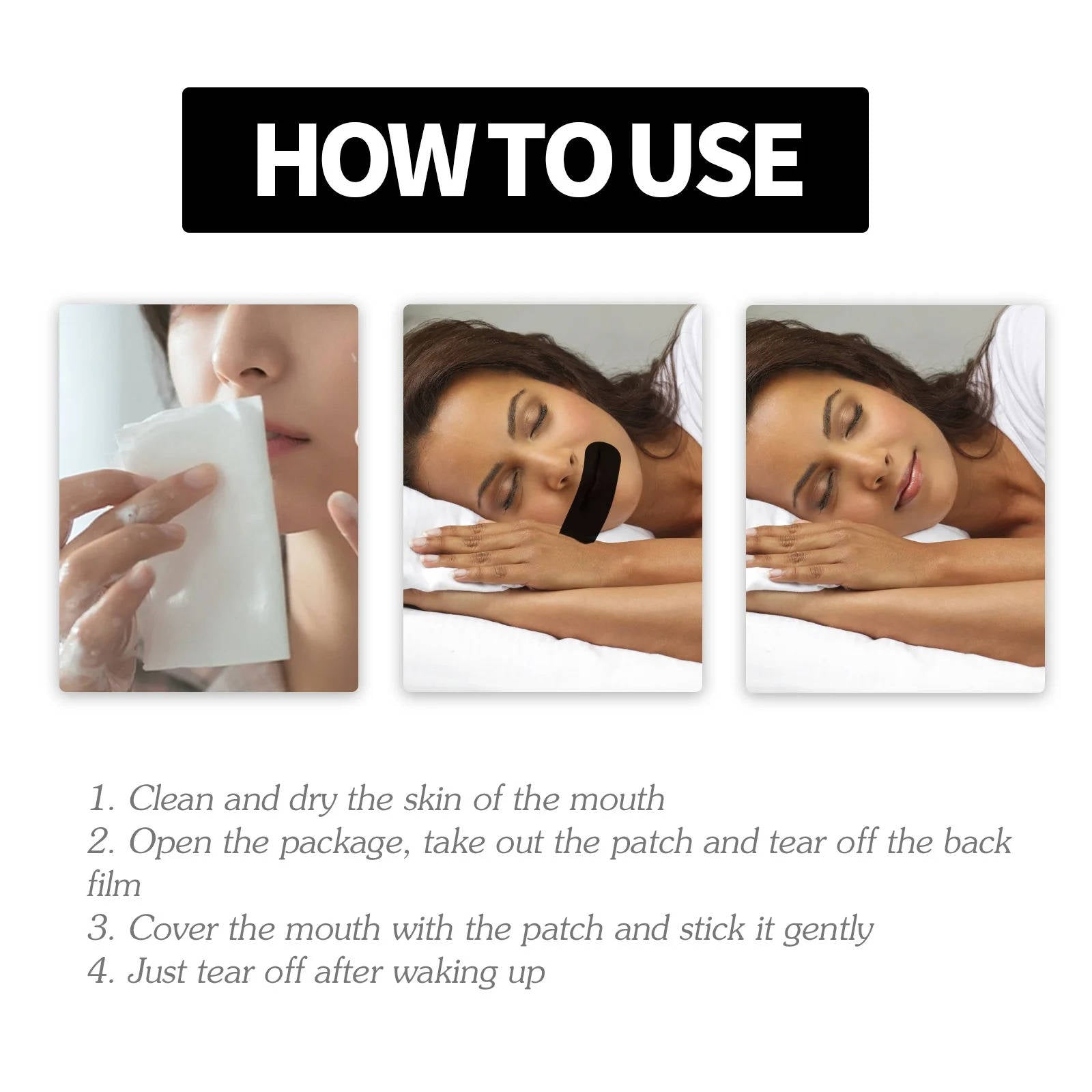 Anti-Snoring Mouth Tape for Better Sleep