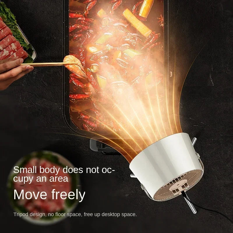 Compact Kitchen Ventilation System - Portable Exhaust Fan