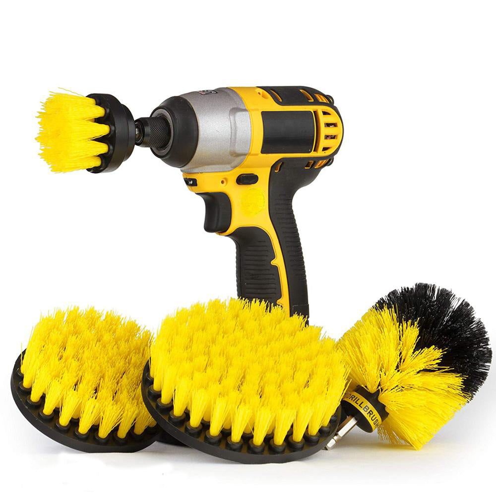 Tile and Bathroom Scrubbing Brush Set – Strong Cleaning for Kitchen