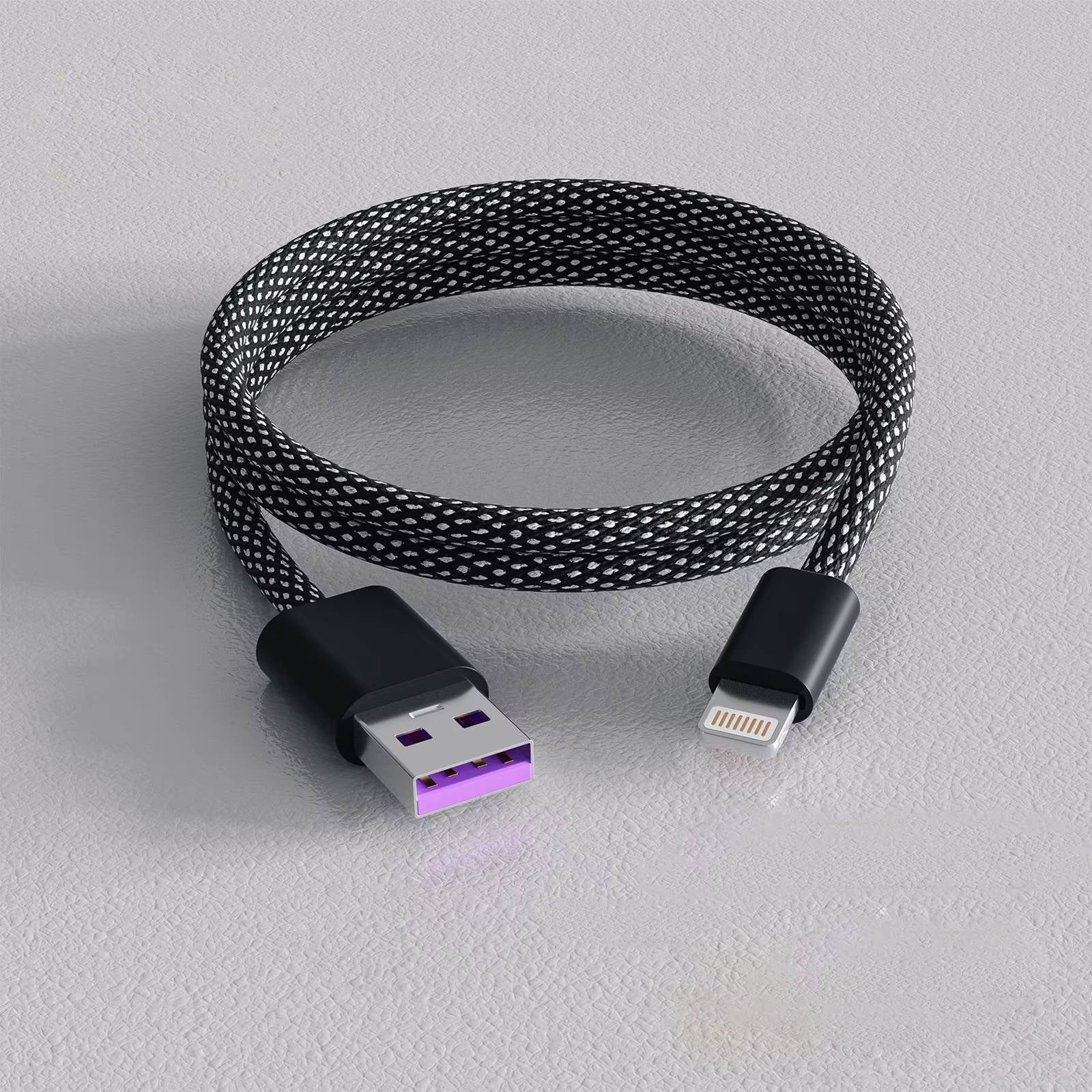 Super Fast Charging Cable with Magnetic Anti-Tangle Design
