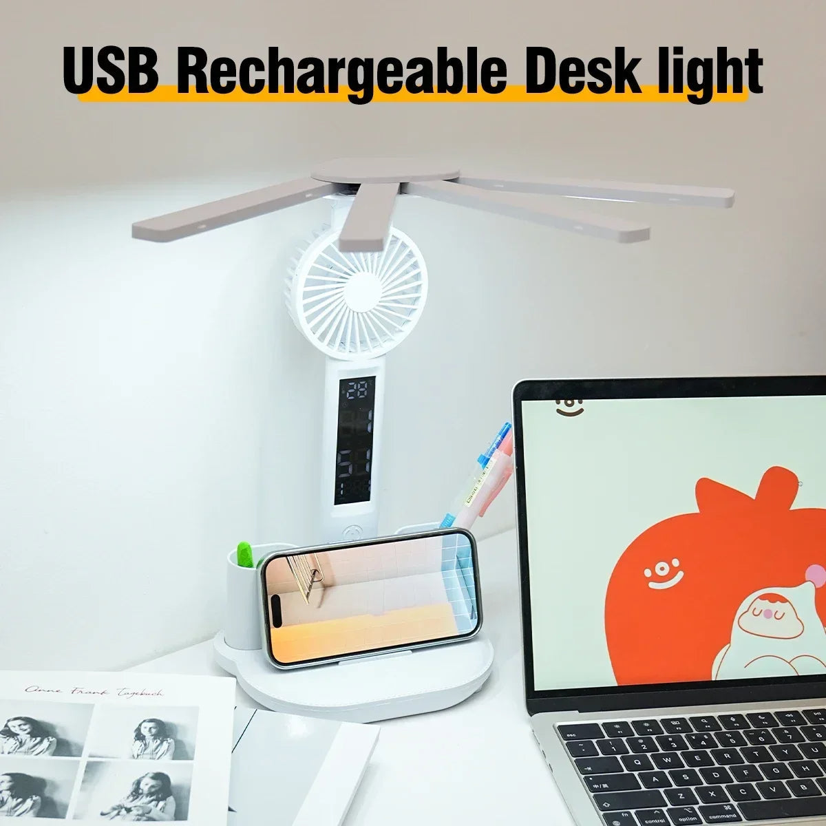 Versatile 3-in-1 Smart Lamp for Home and Office