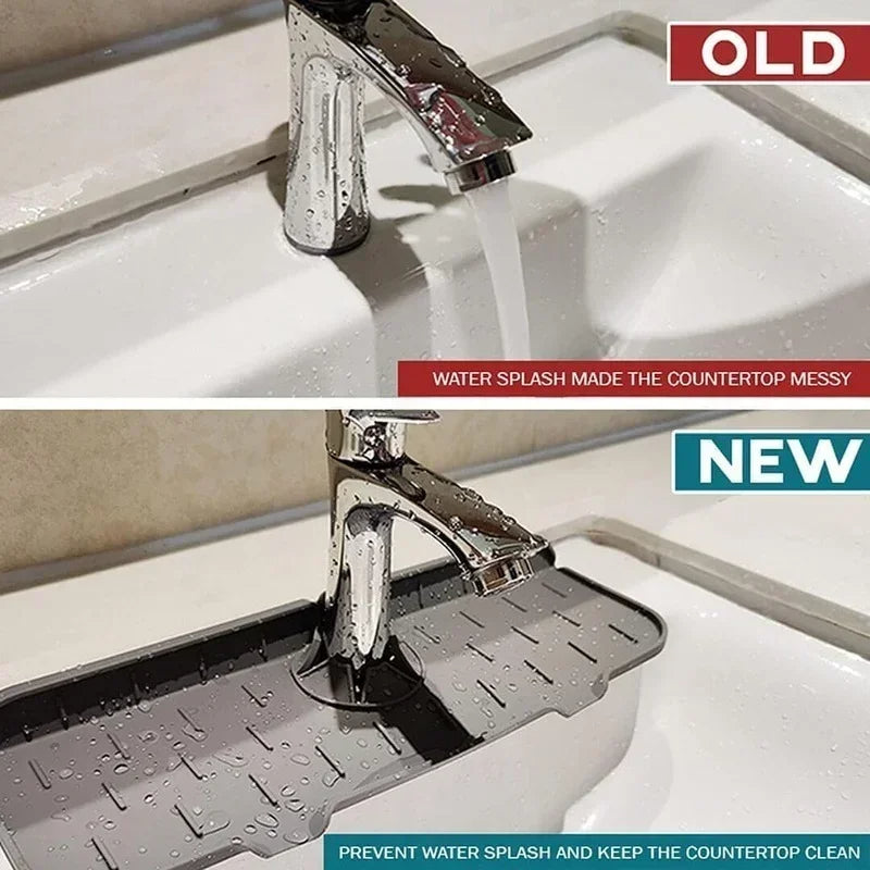 Silicone Splash Guard for Mess-Free Kitchen Sinks