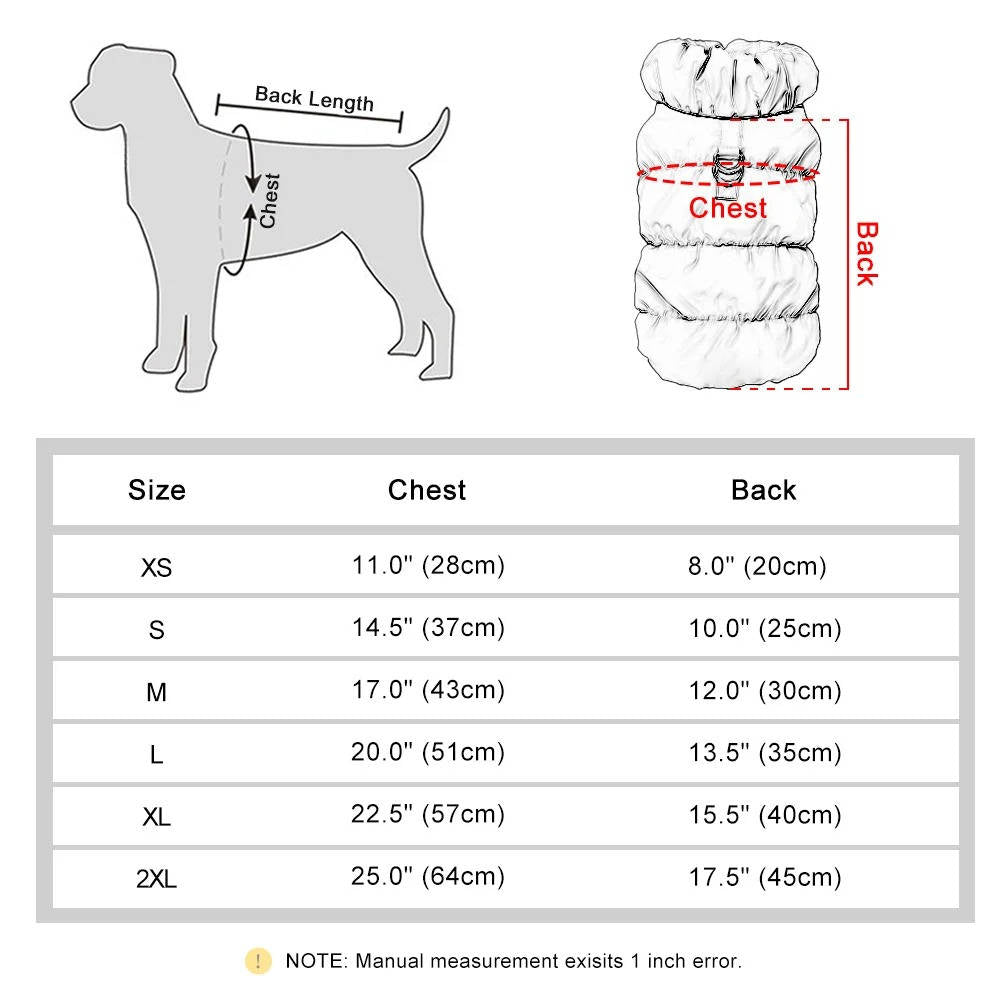 Winter Coat for Small and Medium Dogs - Warm and Cozy