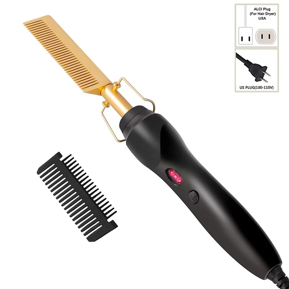 Professional Hot Styling Comb for Thick and Curly Hair