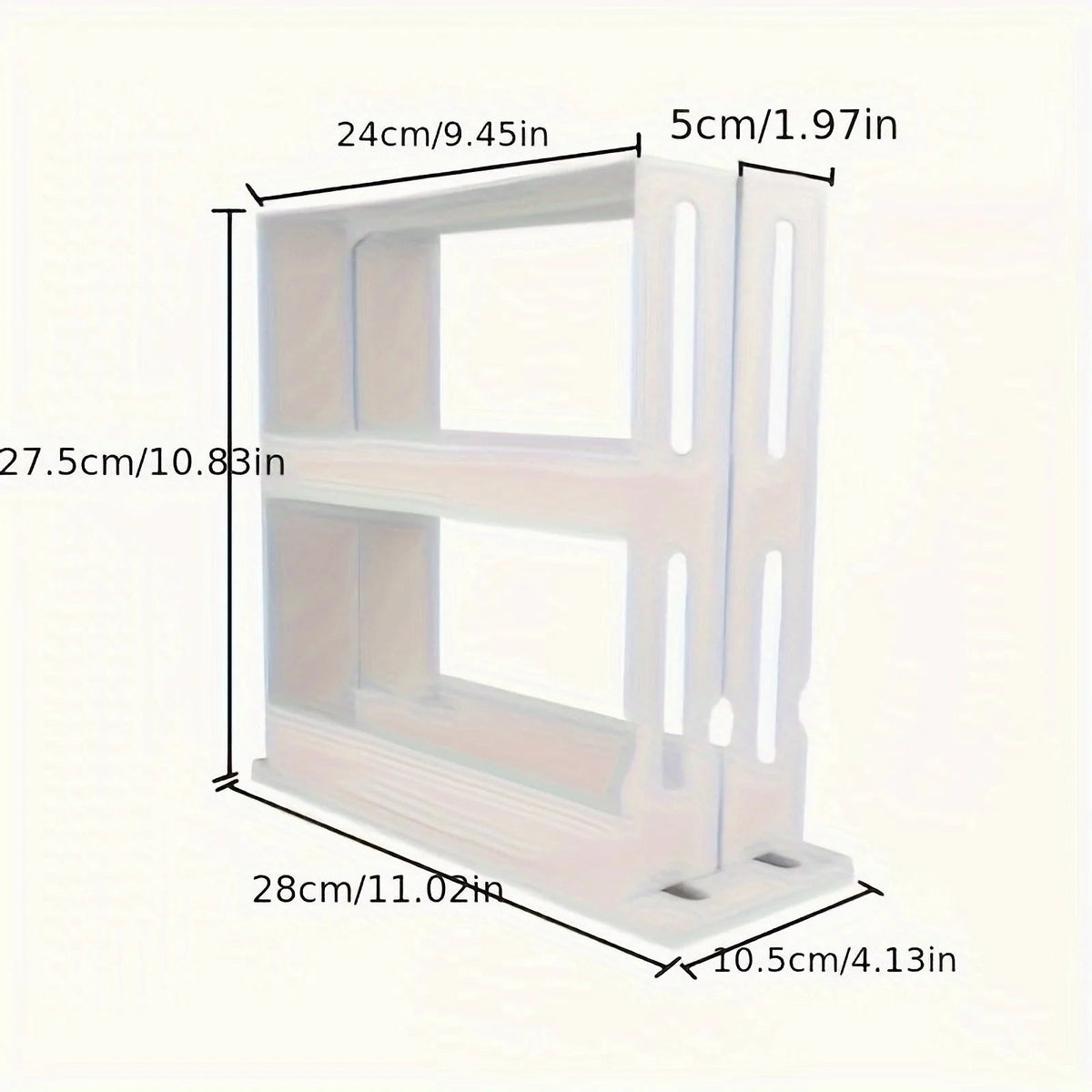 Swivel Shelf Spice Organizer for Kitchen Storage