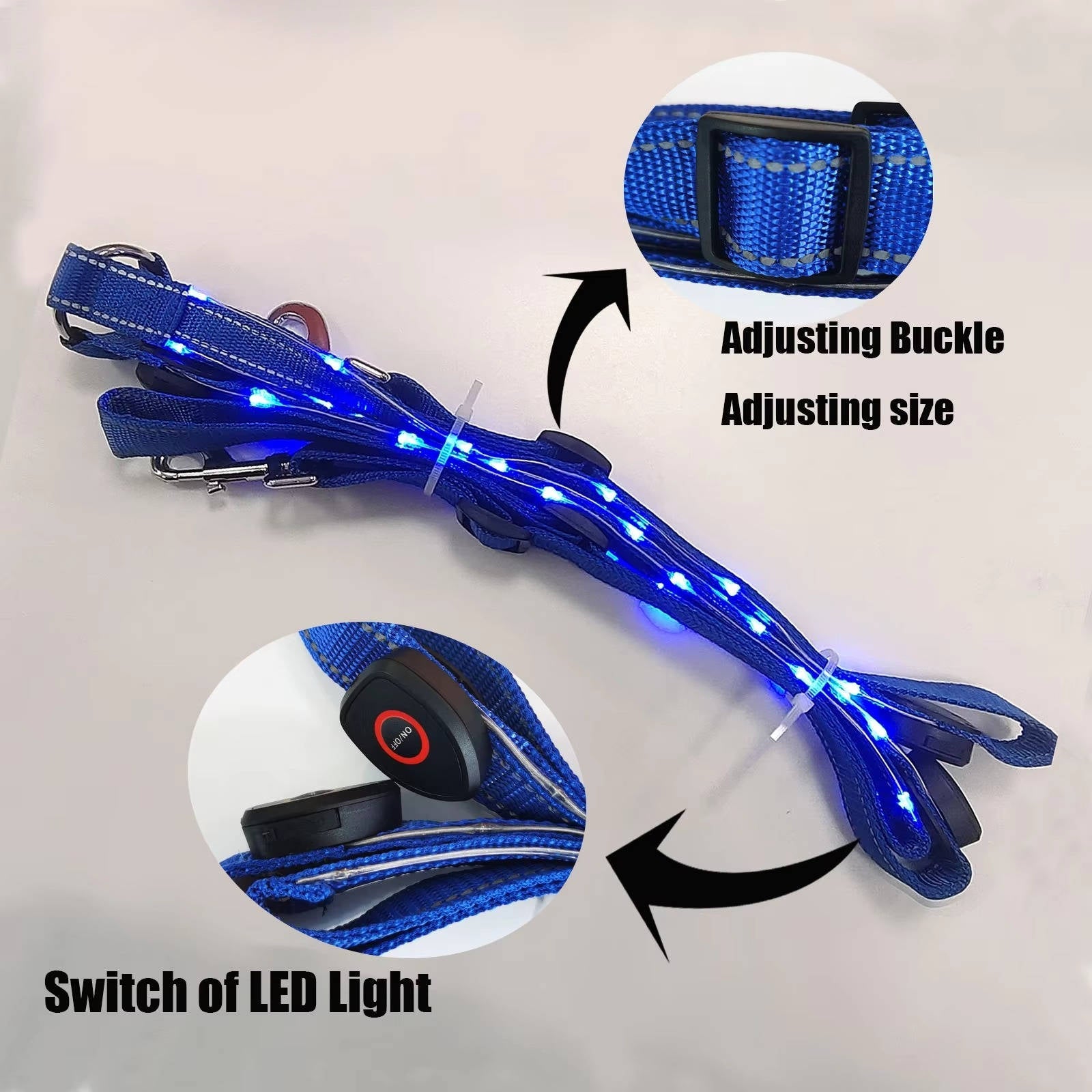 Equine LED Light-Up Breast Collar