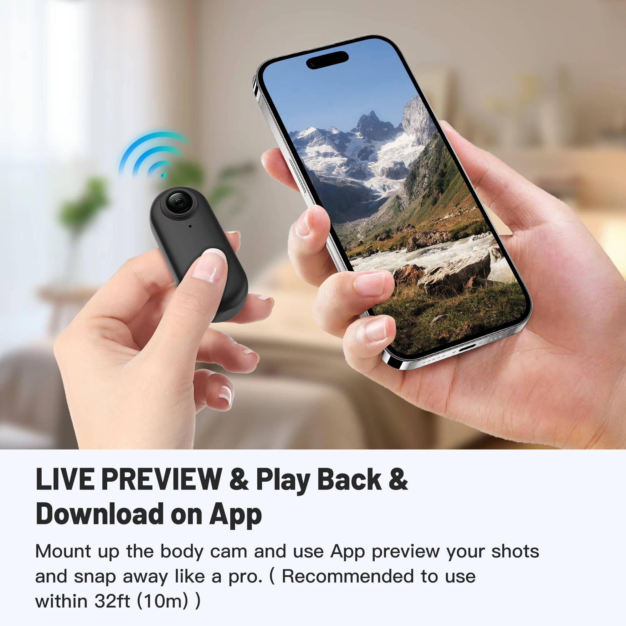 4K Action Camera with 360-Degree Capability