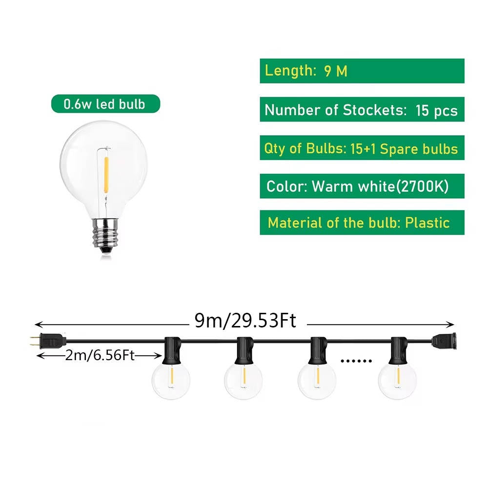 Outdoor LED Fairy Lights for Garden Decoration