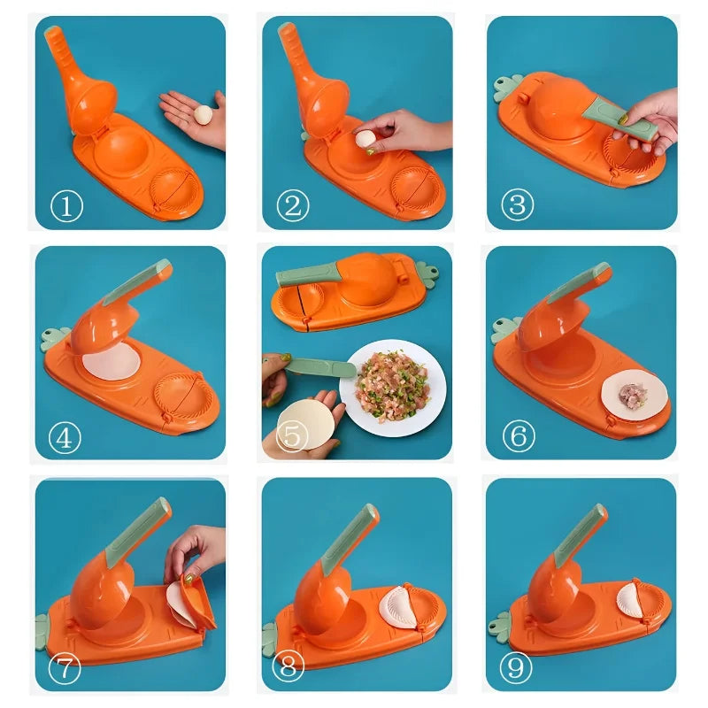 Dumpling Maker and Press – 2-in-1 Kitchen Tool