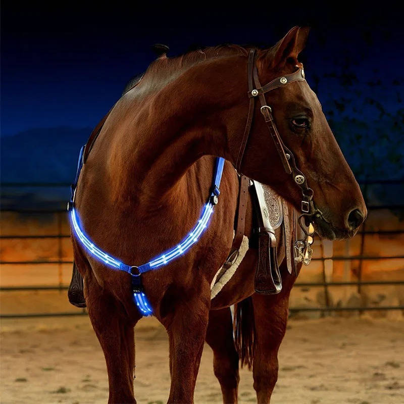 Equine LED Light-Up Breast Collar
