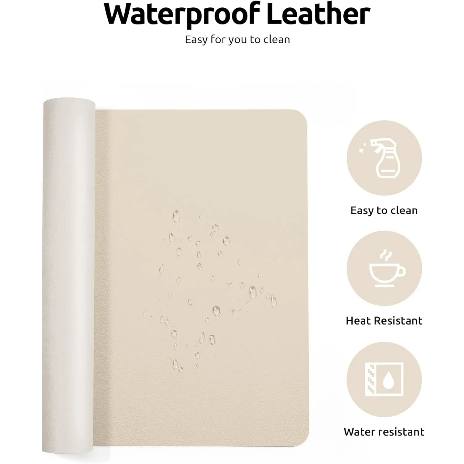 Desk Mat in Leather Material