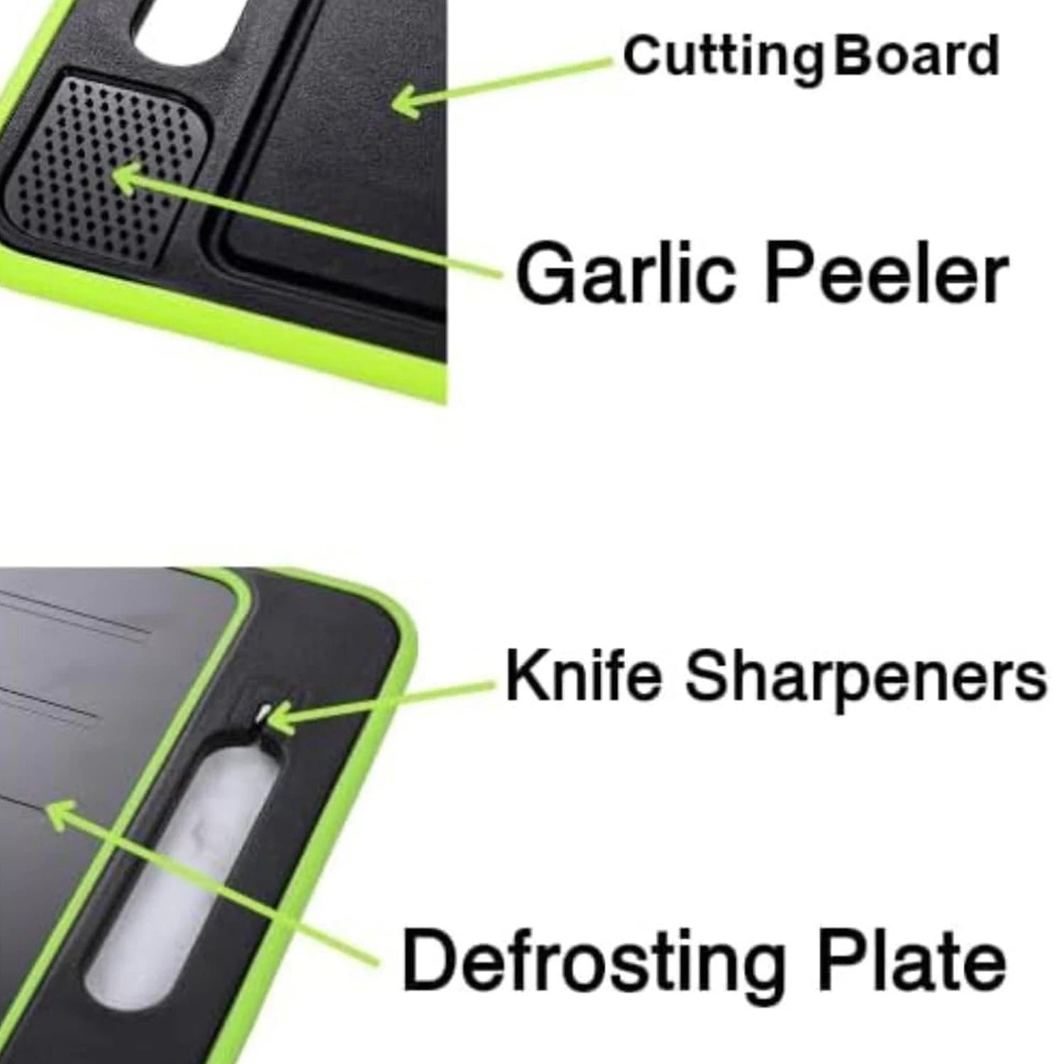 All-in-One Food Prep Board & Quick Thawing Tray