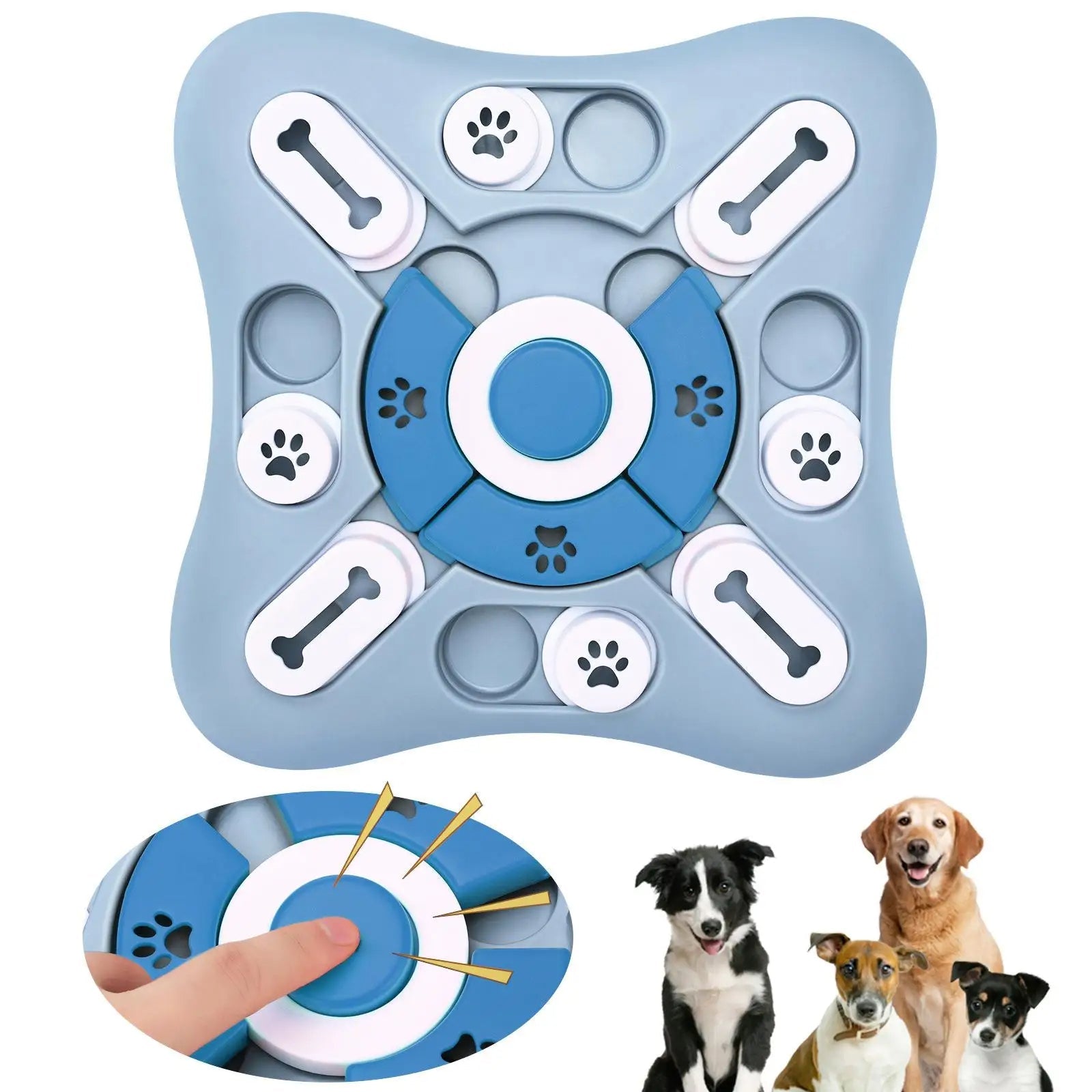 Engaging Puzzle Feeder for Dogs - Slow Eating Fun