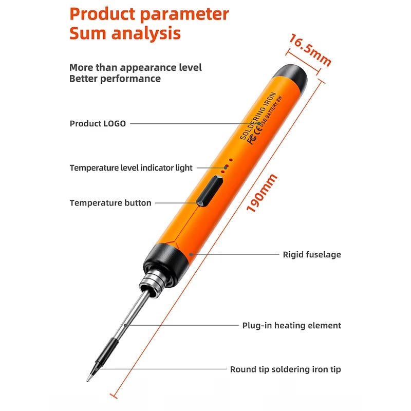 Electric Soldering Iron Kit with Digital Temperature Control