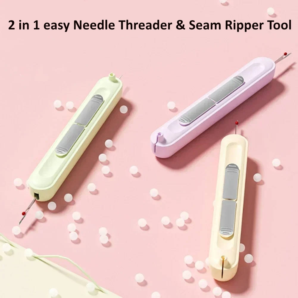 Effortless Needle Threading & Seam Cutting Tool