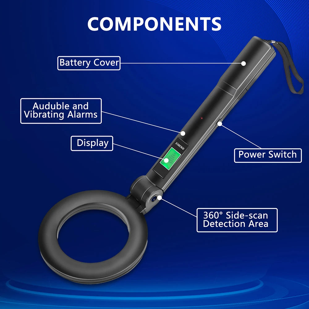 Handheld Metal Detector with High Sensitivity