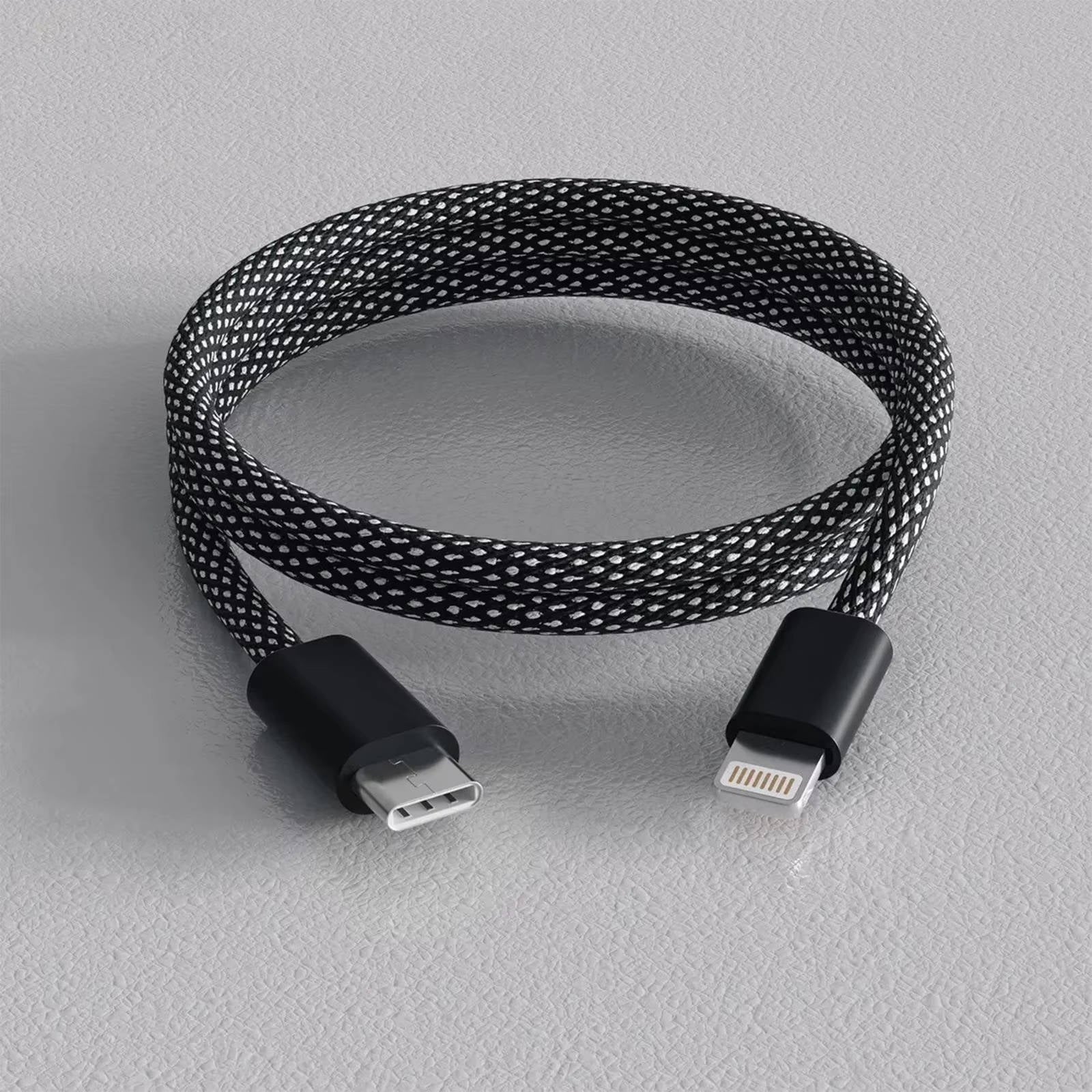 Super Fast Charging Cable with Magnetic Anti-Tangle Design