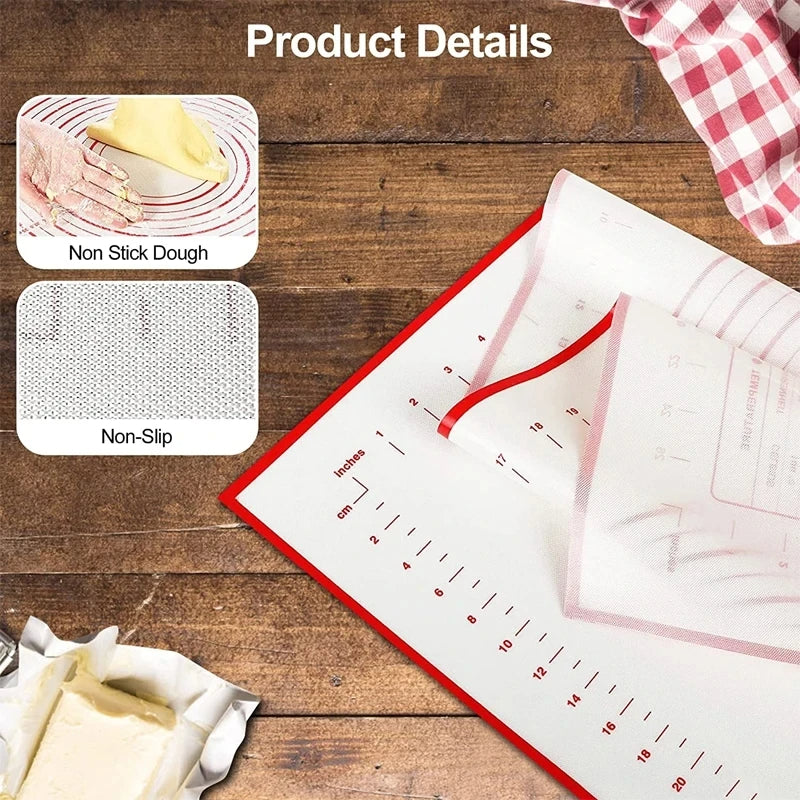 Silicone Baking Mat 80x60cm – Non-Stick Kitchen Surface