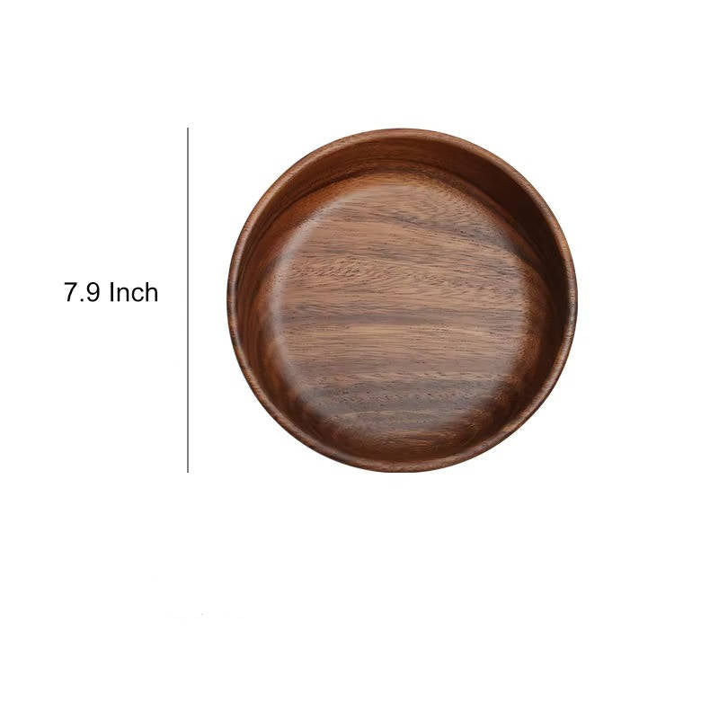 Natural Wooden Serving Bowls for Snacks and Meals