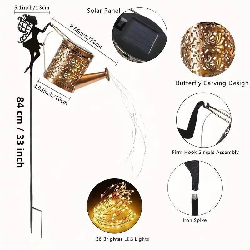 Hanging Fairy Lights for Outdoor Decoration
