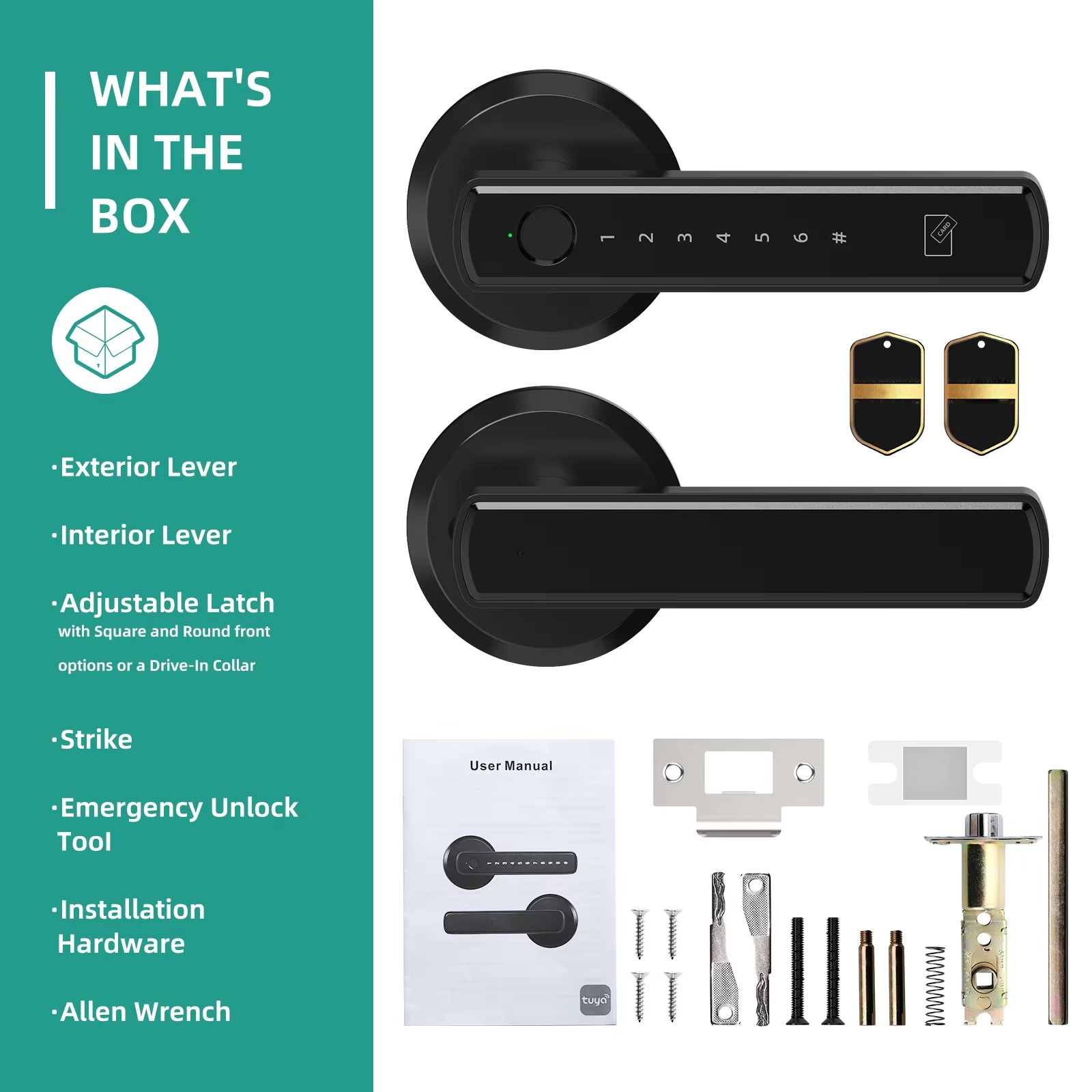 Handle Door Lock with Keyless Entry System