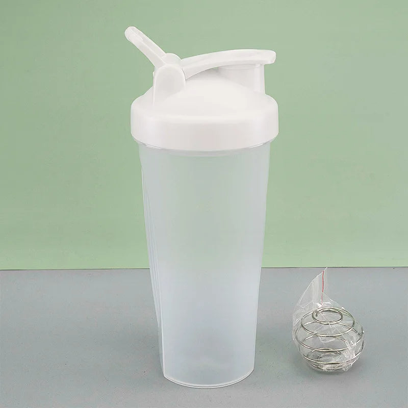 600ml No-Spill Fitness Mixer Bottle with Stainless Steel Ball