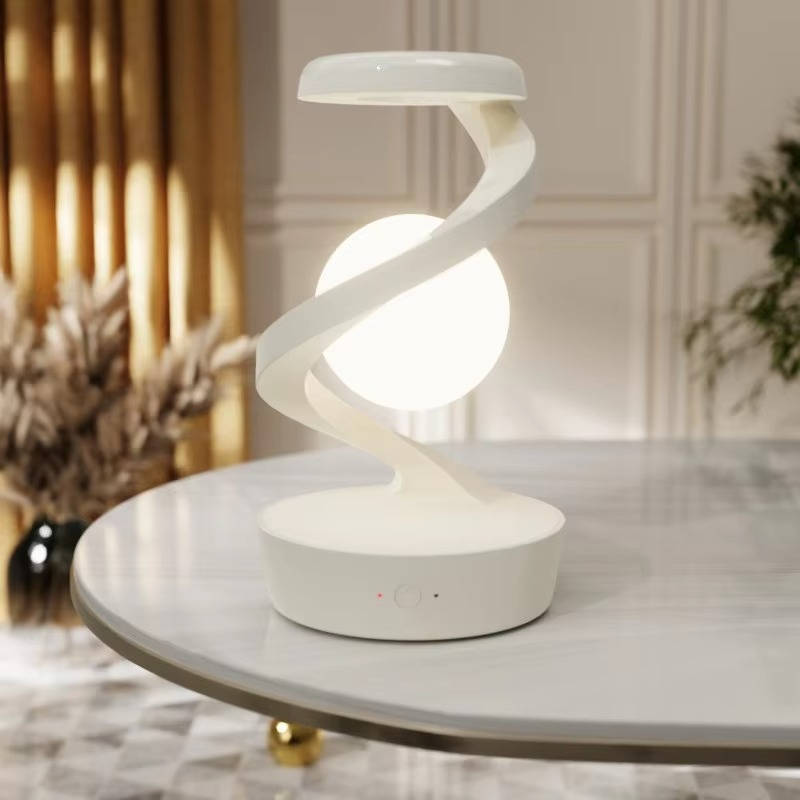 Wireless Charging Moon Lamp with Gesture Control – Floating Design