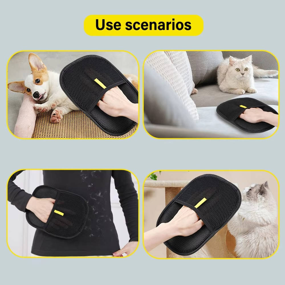 Dual Pet Hair Cleaning Glove Set