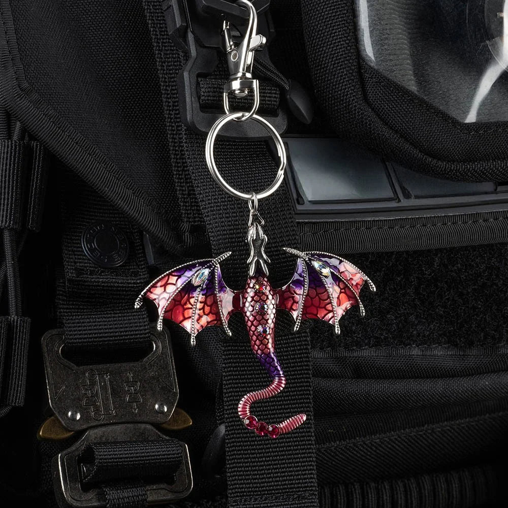 Mystic Dragon Keychain | Durable Fantasy Pendant for Bags & Keys