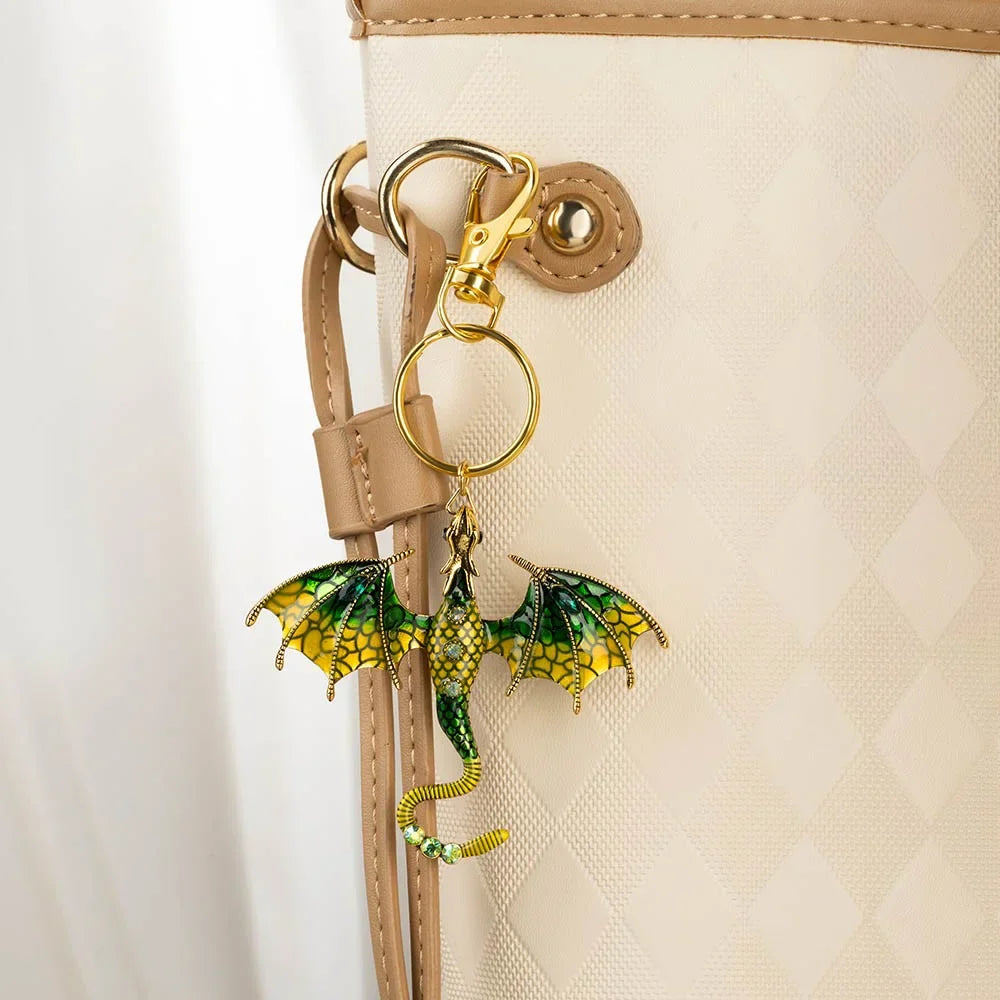 Mystic Dragon Keychain | Durable Fantasy Pendant for Bags & Keys