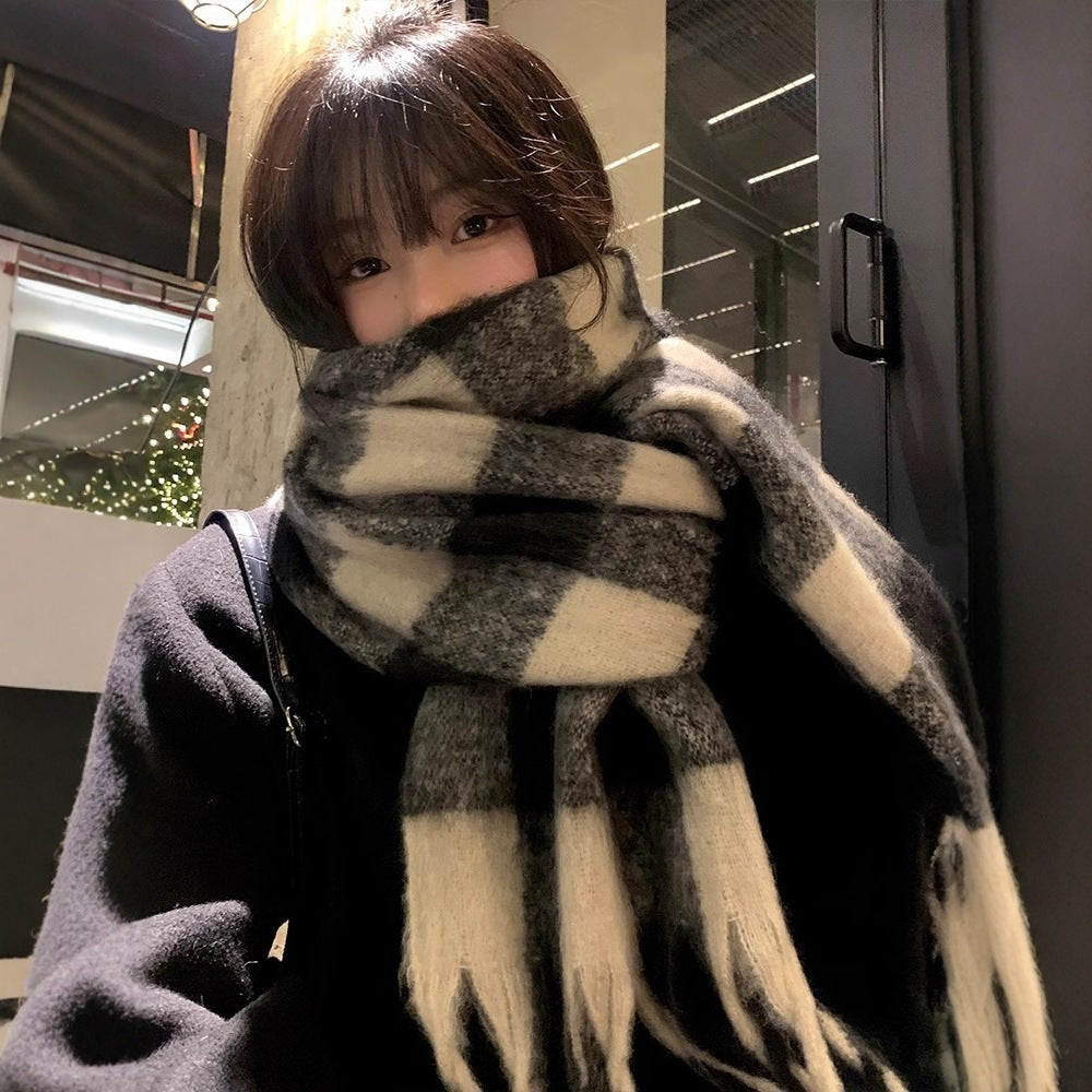 Knit Scarf | Thick Warm | Superior Cold Weather Comfort | Polyester