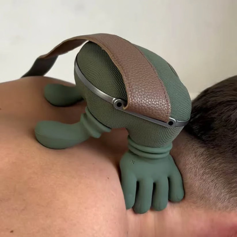 Travel-Friendly Heated Neck Soother with Vibration Therapy