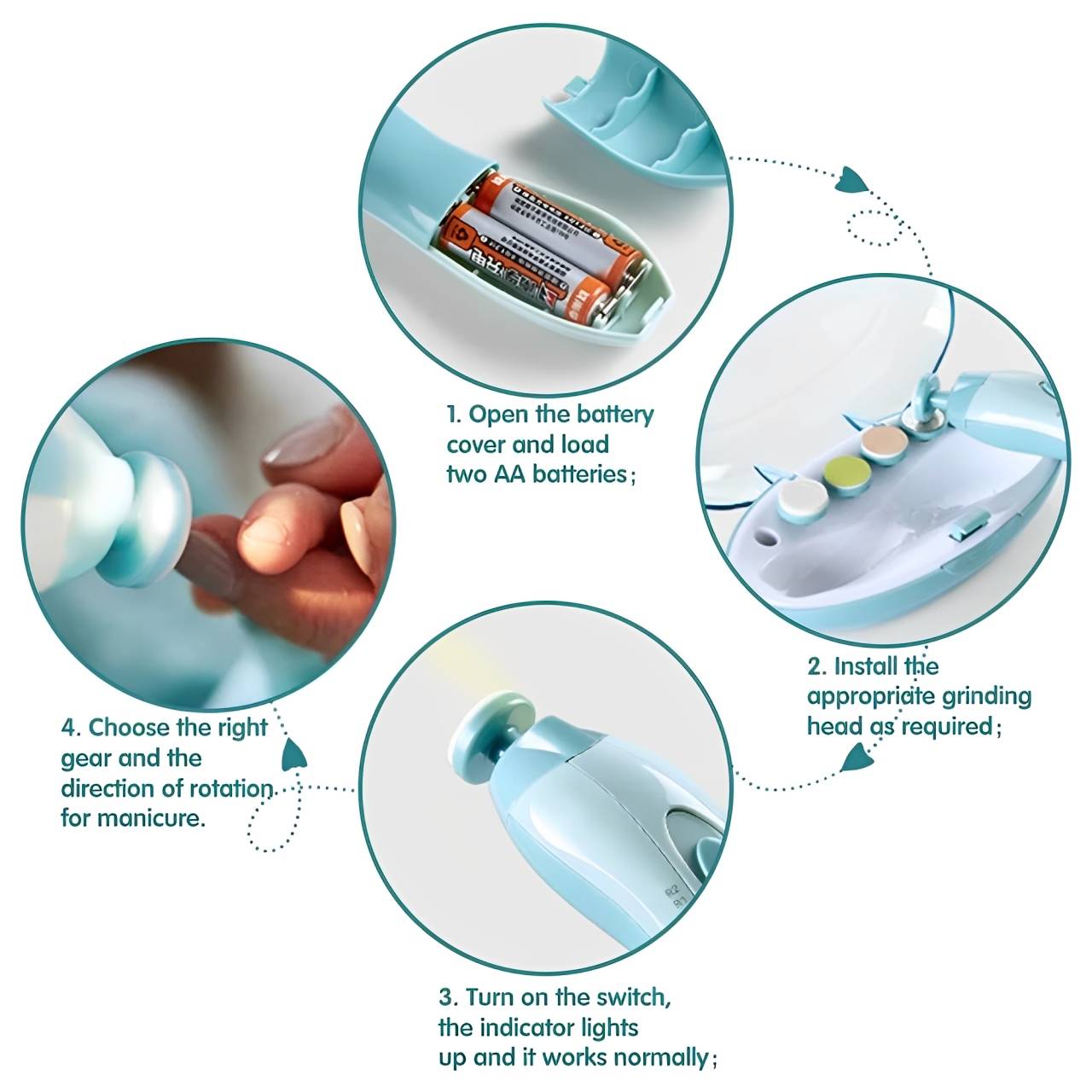 Infant Nail Clipper and File