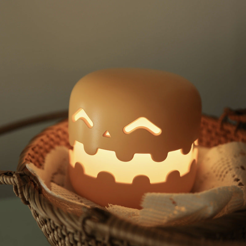 Halloween Pumpkin Night Light with Cozy Spooky Glow for Decor