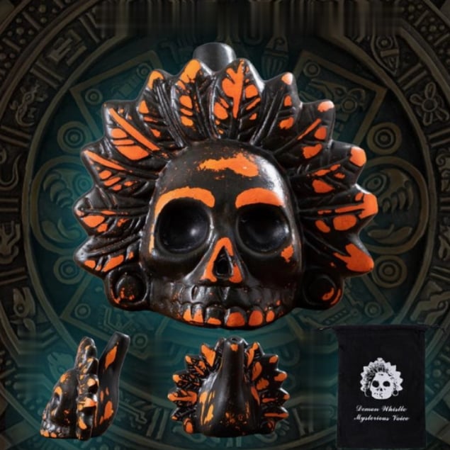 Loud Aztec Ghost Whistle — Bone-Chilling Halloween Scream Sound