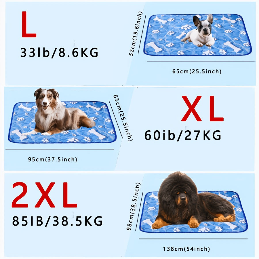 Thickened Large Dog Ice Cooling Mat for Pets