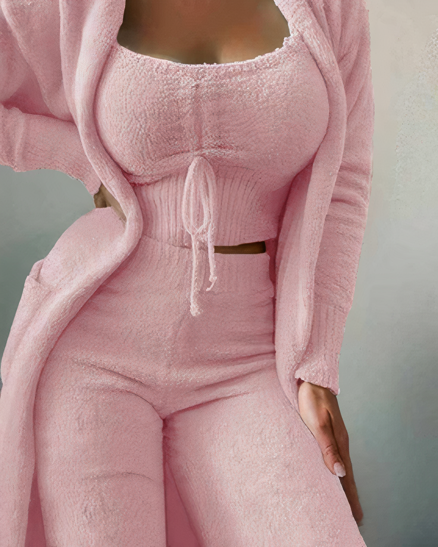 Women’s Loungewear Set | Figure-Flattering | Soft Warm Comfort | Fleece
