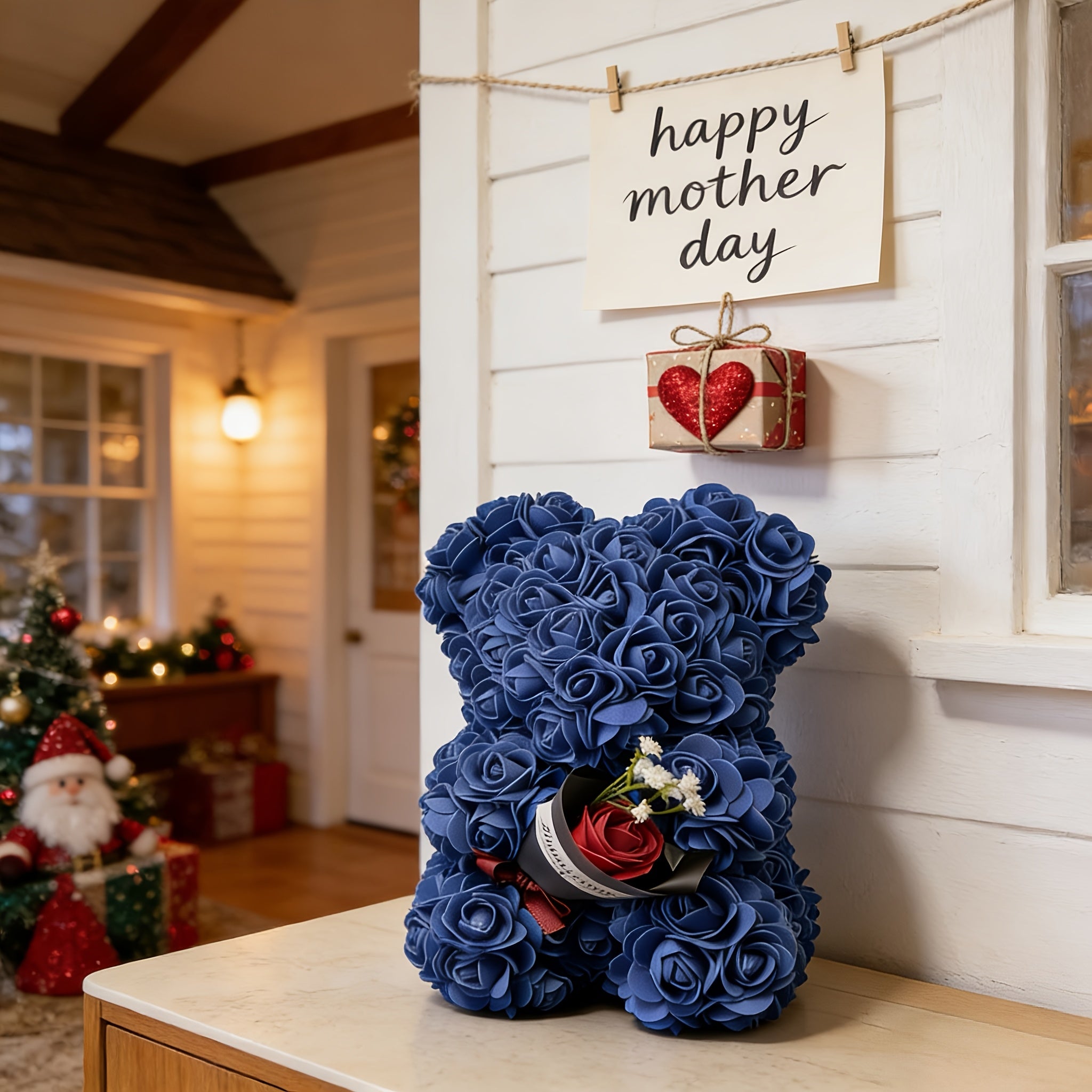 Charming Floral Teddy Bear Keepsake for Every Occasion