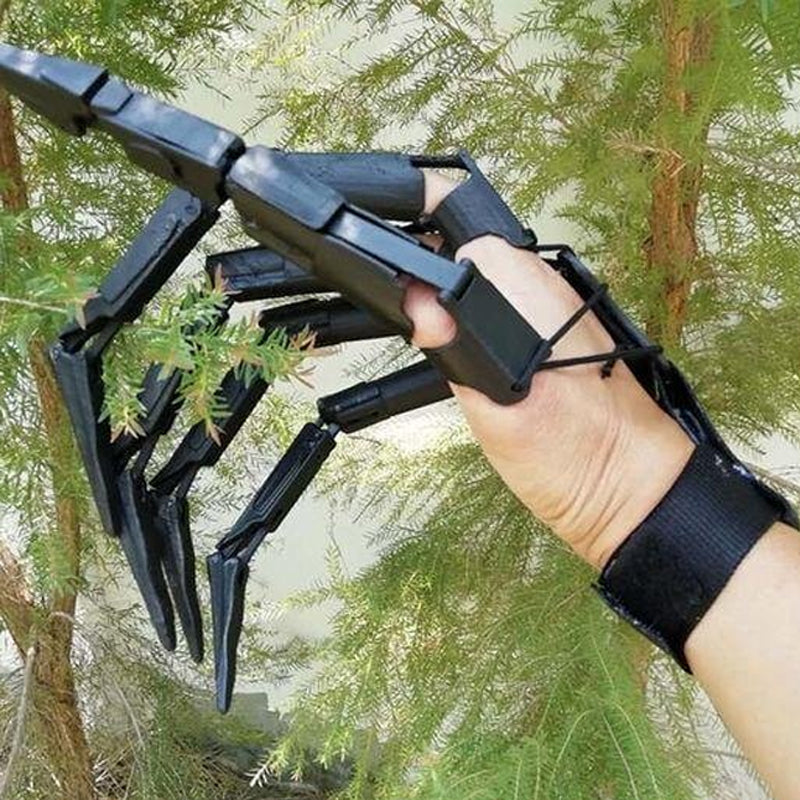 Realistic Articulated Skeleton Fingers Halloween Costume Accessory