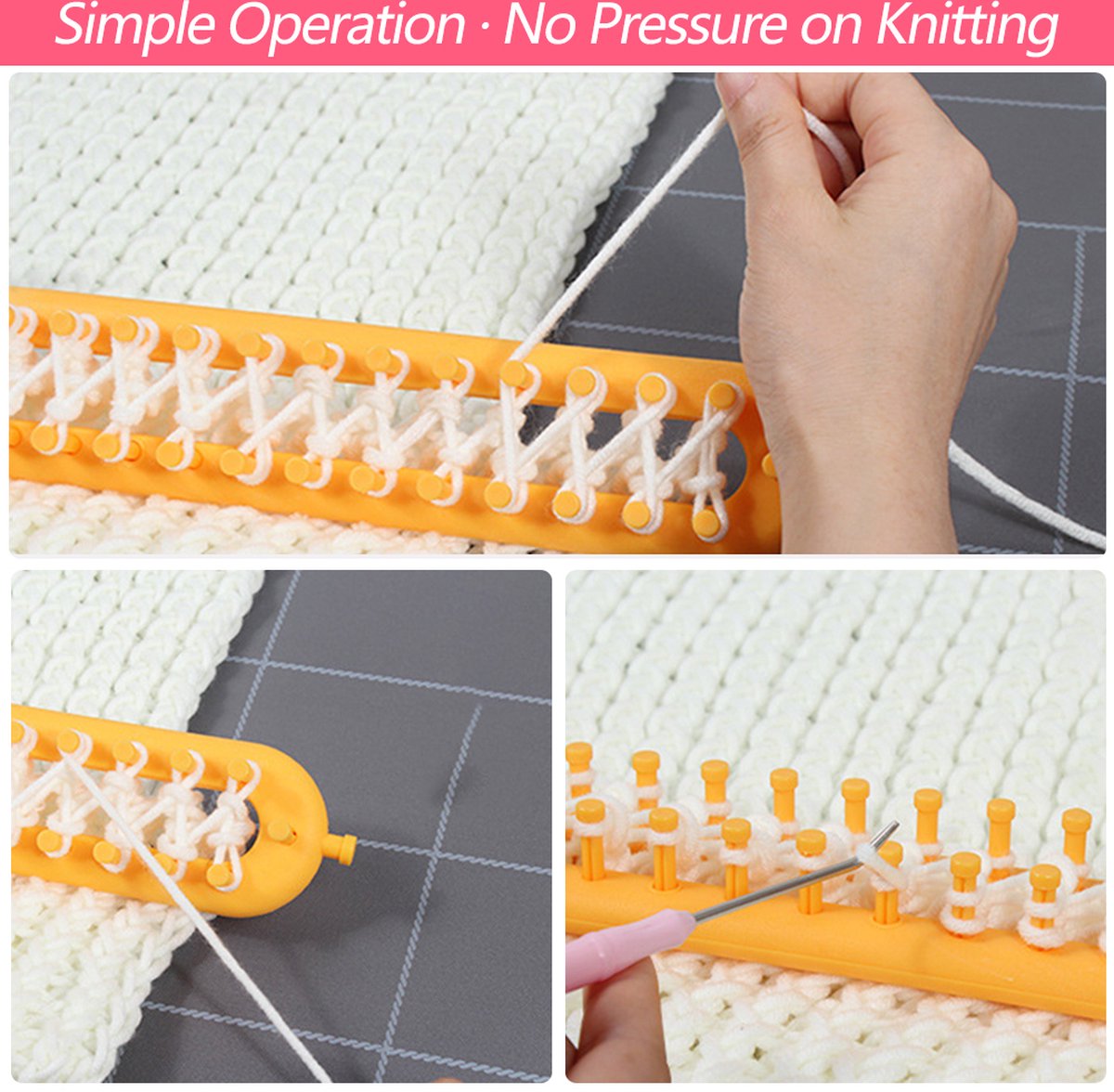 Easy Knit Frame – Create Scarves, Blankets & More Effortlessly