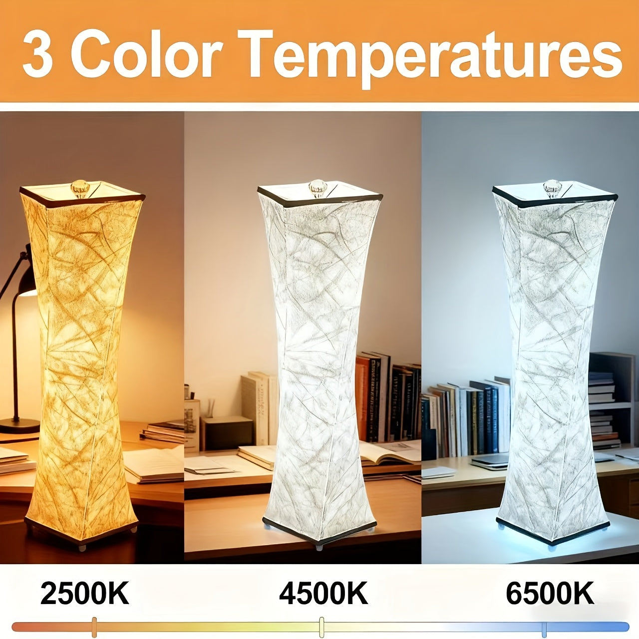 Elegant 2-Pack Adjustable Bedside Lamps – Modern White & Gold