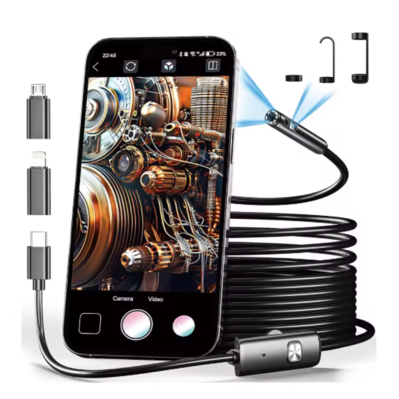 Flexible USB Inspection Camera for Hidden Spaces