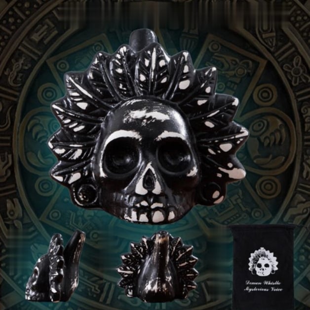 Loud Aztec Ghost Whistle — Bone-Chilling Halloween Scream Sound