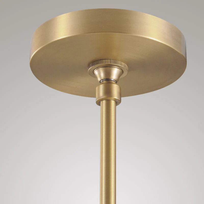 Liora — Hand-Blown Glass Raindrop Pendant Light with Warm Glow