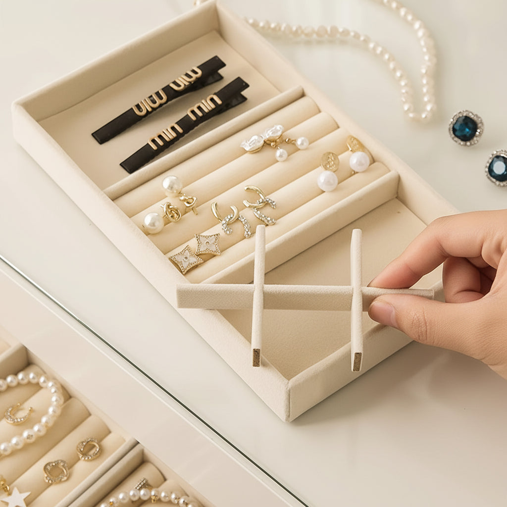 Elegant Jewelry Organizer Tray for Effortless Storage