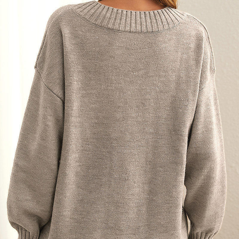 Women’s V-Neck Sweater | Premium Cashmere | Breathable & Moisture-Wicking | Comfortable Fit