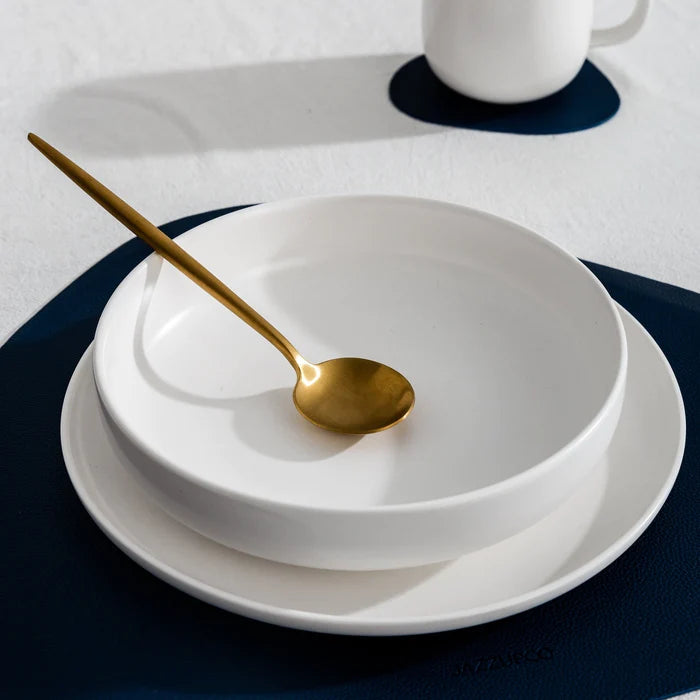 OrléneSet — Matte Titanium Flatware Set with Minimalist Design