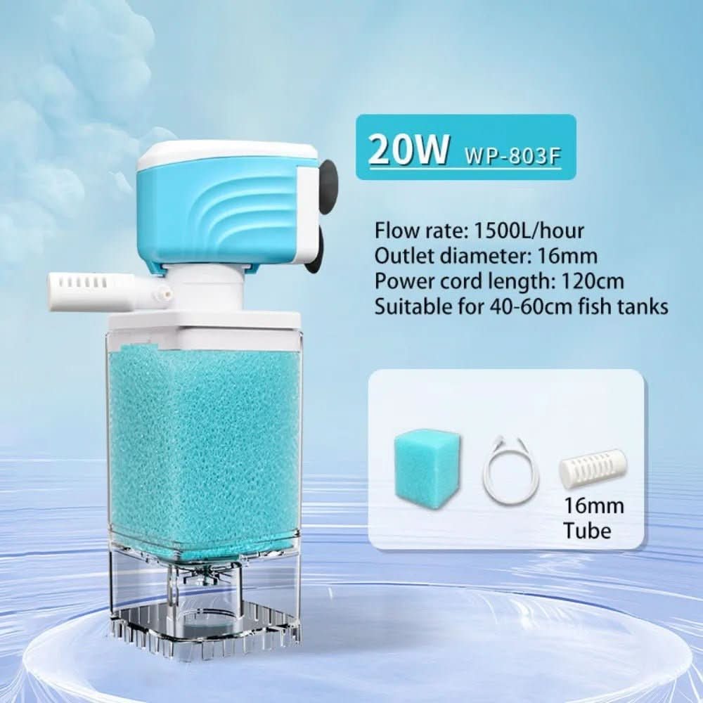 AquaClarity Elite 5-in-1 Filter System for Pristine Aquariums